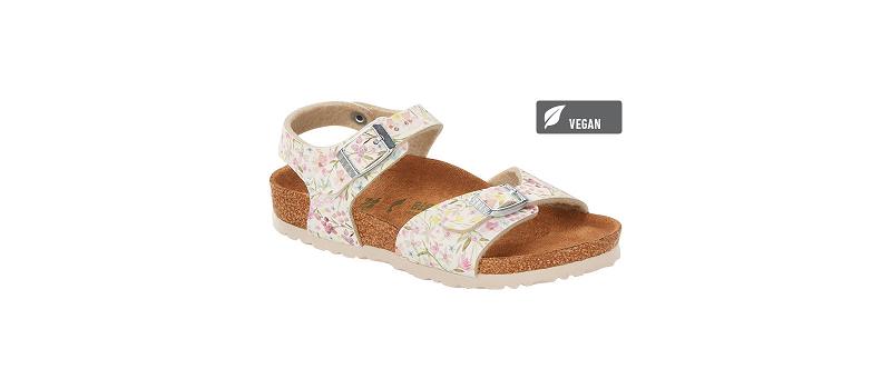 Birkenstock Birko-flor Narrow Rio Børn Hvide | DK 123ZUT